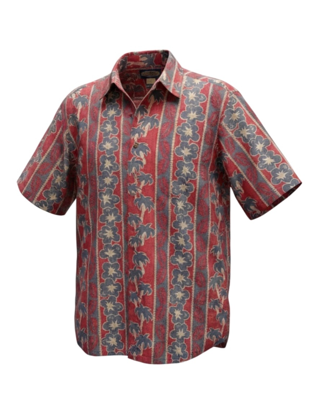 Reyn Spooner Phil Edwards Floral Hawaiian Aloha Popover Shirt